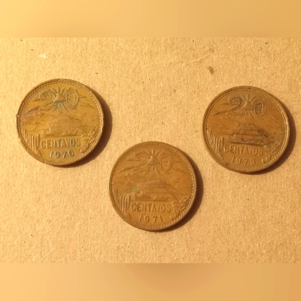 Mexican 20 Pesos Coin Set